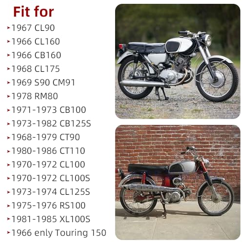 428H Drive Chain 104 Link with 6pcs Connecting Master Link Compatible with 50cc 70cc 90cc 110cc 125cc Motorcycle Bike ATV Quad Go Kart 4 Wheeler Seamless Small Tube with Chain Breaker - size: 104 Link