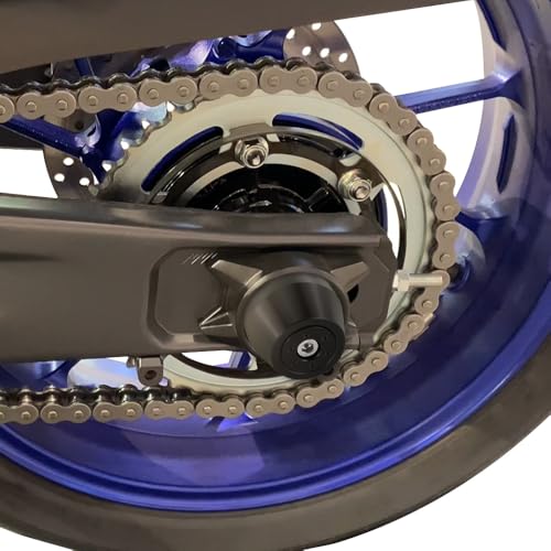 Xitomer Rear Axle Sliders Fit for YZF-R7 2022-2025, FZ-07 / MT-07 2015-2024, XSR700 2016-2021 Motorcycle Rear Fork Wheel Frame Sliders Crash Protector