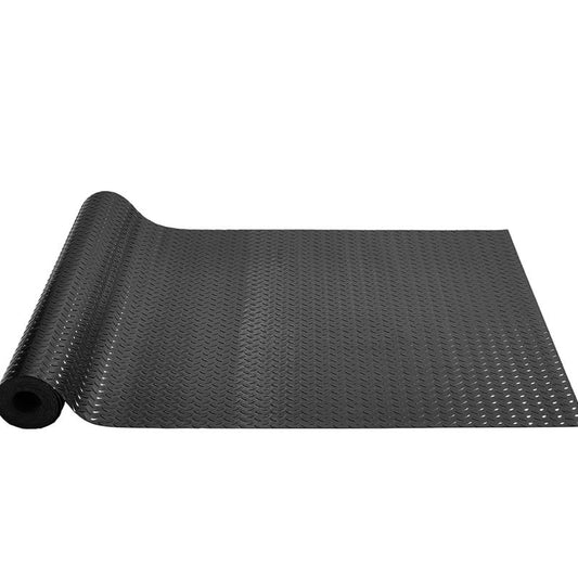 Petgrow 2.8mm Thickened Garage Floor Mat, Custom Size Parking Mat Heavy Duty Non-Slip PVC Floor Protector for Under Car,Golf Cart,Rubber Motorcycle Mat, Large SUVs,MPV, Pickup Truck,Black - color: Black, size: 2FT X 11FT