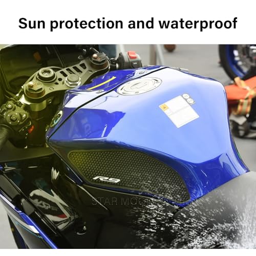 for Yamaha YZF-R9 2025- Fuel Tank Pads YZF R9 Rubber Anti-Slip Traction Stickers Decals Accessories (Set) - color: Set