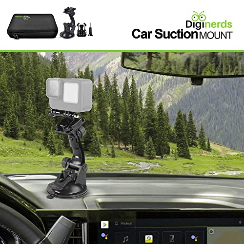 DiGiNerds 50-in-1 Action Camera Accessories Kit - Compatible with GoPro Hero 13 to 7, Max, Fusion, Insta360, DJI Osmo, AKASO & More