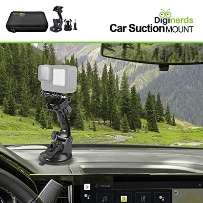 DiGiNerds 50-in-1 Action Camera Accessories Kit - Compatible with GoPro Hero 13 to 7, Max, Fusion, Insta360, DJI Osmo, AKASO & More