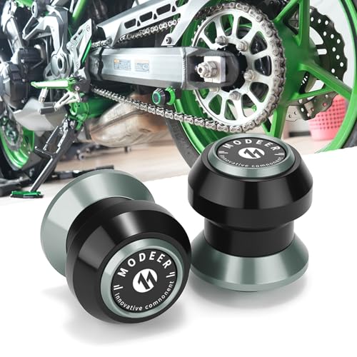 Motorcycle 8MM 6MM Swingarm Spools Fit Ninja 650 500 1100SX ZX6R Z900 Z650 YZF R1 R3 R6 R7 R9 CBR600RR CBR1000RR CBR600 F2 F3 F4 F4i GSXR 750 600 1000 MONSTER 696 796 821 1200 Gray - color: gray, size: M8 & M6