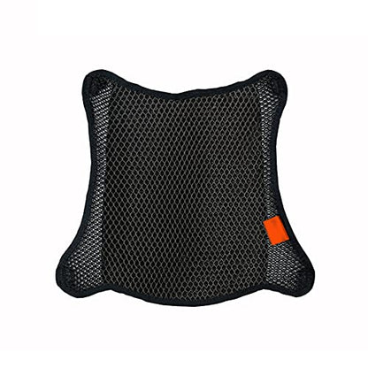 Motorcycle Seat Cushion,3D Mesh Motorcycle Seat Pad Breathable Seat Cover Air Cooling Comfortable Mesh Seat Cushion Pad Universal Seat Pad for Motorcycle,Double Layer L - size: Double Layer L