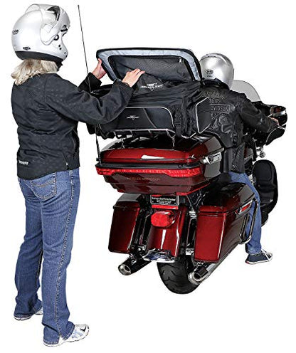 Nelson Rigg NR-300 Route 1 Traveler Tour Trunk Bag, Black Harley Davidson Ultra, Indian Roadmaster, Honda Gold Wing