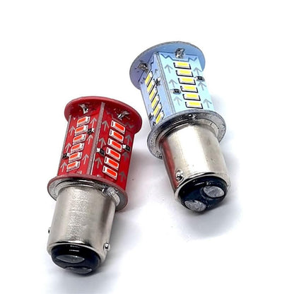 100Pcs 1156 BA15S P21W 1157 BAY15D P21/5W Led Bulb Car Tail Bulb Brake Lights Reverse Lamp Turn Signal Lamp Brake Motorcycle 12V (Color : BAY15D 1157, Size : 28000mAh)