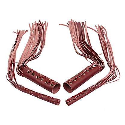 Motorcycle Tassels, Qiilu Universal Hand Grips Tassel Fringe Wrap Cover Motorcycle Brake Clutch Lever Streamer 7/8in 1in Fit for (Claret-red) - color: claret-red