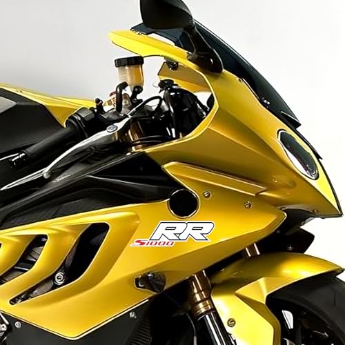 Awonderful Motorcycle S1000RR Fairing Decal Sticker for S1000RR 2009-2014 - Fairing Side Section Decal Sticker (White and Red) - color: White and Red