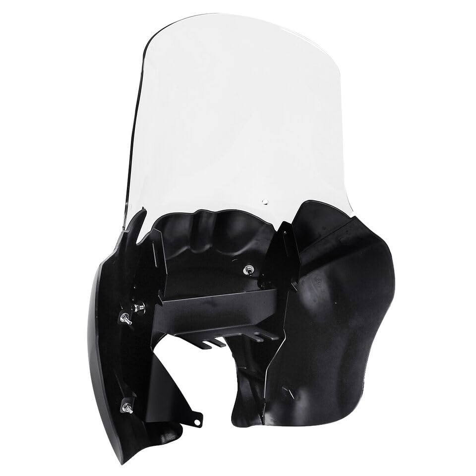 Green-L Front Fairing with 15" Windshield Windscreen and Headlight Extension Block Fit for Harley Dyna FXDB FXDF FXDL 2006-2017 T-Sport 2000-2003 - color: Set C