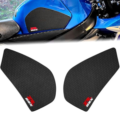 2PCS Motorcycle Tank Pad Stickers Protector Anti Slip Fuel Tank Grips Sticker Compatible with 2026 GSX-R600 2025 GSXR 600 GSX-R750 GSXR750 2019-2026
