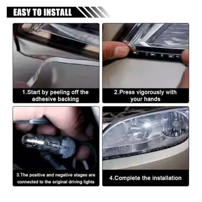 6PCS LED Strip Auto Underbody Light, 12V 1Ft Flexible Waterproof Underglow Strip, High Brightness Car/Truck/Boat Decoration Light (Blue) - color: Blue