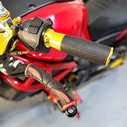 Motorcycle Brake Handle Cover,2 Pieces Motorcycle Brake Clutch Lever Protective Cover Universal Brake Lever Cover Silicone Grips Non-Slip Brake Lever Handle Cover Cycling Accessory,Red - color: Red