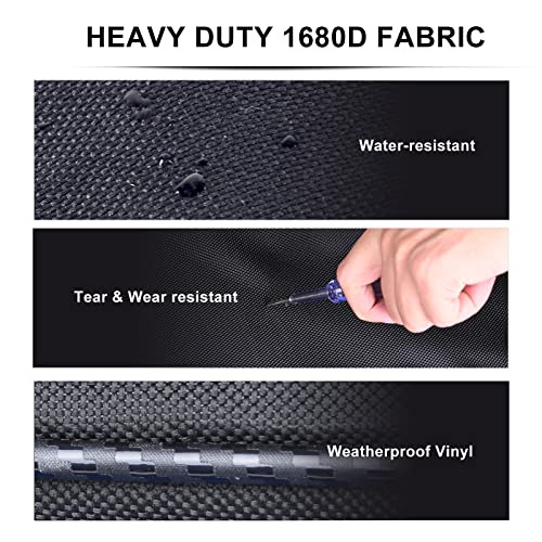 Under Seat Bag Compatible with Honda Ruckus 2010-2025 Accessories, Water-Resistant Scooter Side Frame Storage Bag with Shoulder Strap - Black Trim - color: Black
