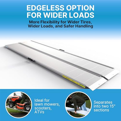 EZ-ACCESS TRAVERSE Singlefold Edgeless Portable Loading Ramp, 8' - size: 8 Foot, style: Singlefold Edgeless