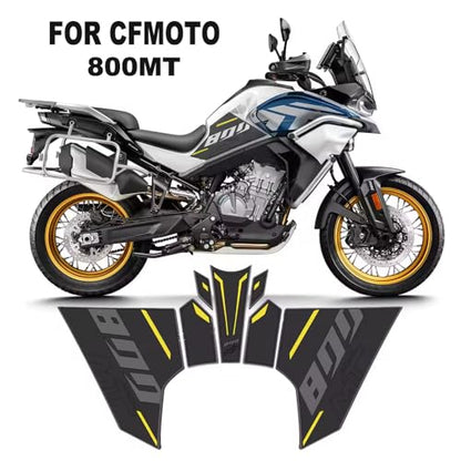 Motorcycle Accessories Tank Pad Protector Sticker Decal Gas Knee Grip Traction Pad Side Logo For CFMOTO 800MT 800 MT 800 mt