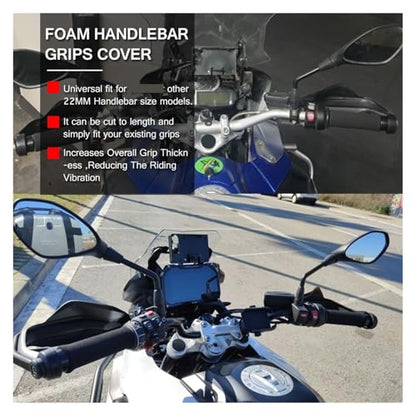 Motorcycle Steering Wheel Cover Handlebar Cuffs Cover Handle Grips