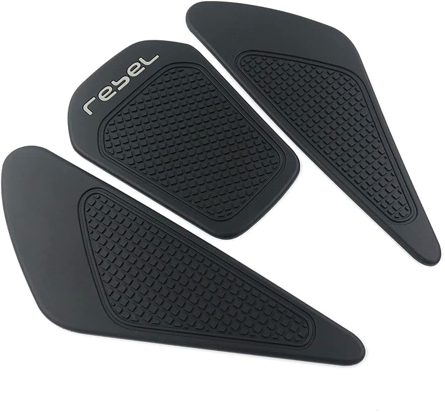 Motorcycle Fuel Gas Tank Stickers Compatible for Ho&nda Rebel CMX 250 300 500 2017-2025 Tank Grip Side Decals Anti Slip Tank Pads (B Style) - color: B Style
