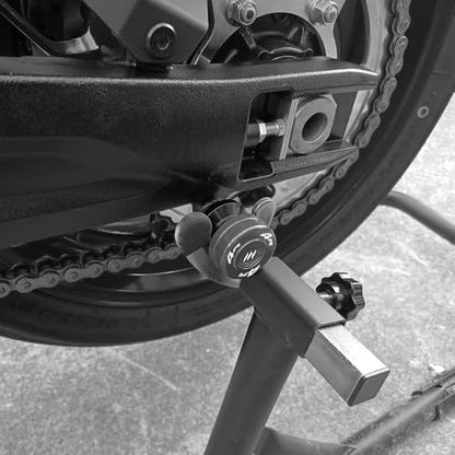 Motorcycle M8 Swingarm Spools Slider For Ninja ZX-4RR 2023-2025 Ninja ZX-4R 2024-2025 Swing Arm Spool Slider Stand Screws CNC Universal Enhanced Protection Accessories (Gray) - color: Gray