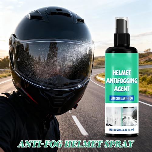 2PCS Anti Fog for Motorcycle Helmet Visor, Safe Streak-Free Lens Cleaner, Anti-Fog Motorcycle Helmet Defogger for Instant Fog Removal Safe Clear Visibility Goggles Football Hockey