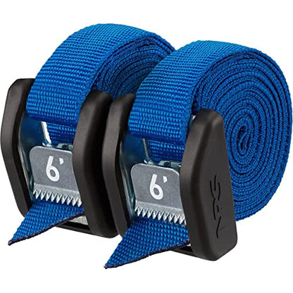 NRS 12' Buckle Bumper Strap Pair Iconic Blue - color: Iconic Blue, size: 12'