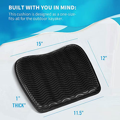 Hornet Watersports Kayak Seat Cushion, Ideal Kayak Accessories for Men and Women, Kayaking Accessories Kayak Seat Pad