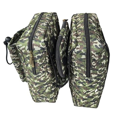 ATV Tank Bag Saddle Bag Waterproof Motorcycle Bag Compatible with Snowmobile Sportsman Scrambler FourTrax Grizzly UTV Hanging Storage Bag Camo Green - color: Camo Green