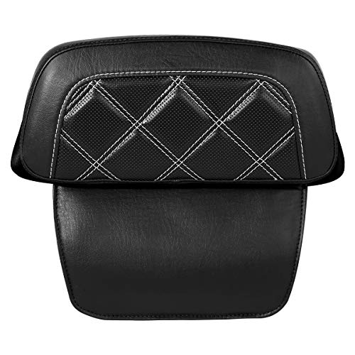 Razor Chopped Pack Backrest Pad Fits For Harley Touring 2014-2023 Tri Glide Road King Street Glide Road Glide Electra Glide Pack - color: Style D# 3