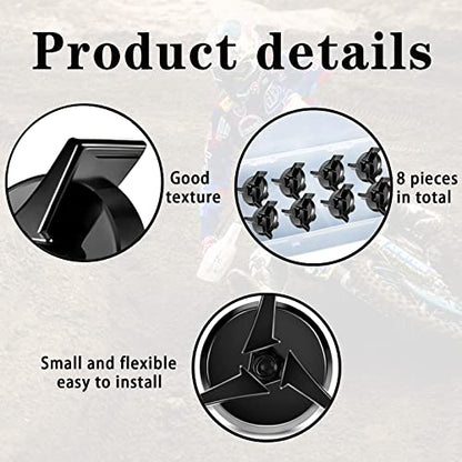 8pcs Motorcycle Helmet Screws - Motorcycle Helmet Visor Screws Helmet Accessories Visor Screw Kit