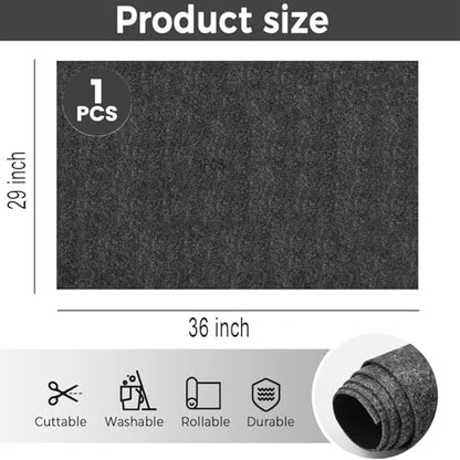 Oil Spill Mat, 29 * 36in Garage Floor Mat for Under Car, Absorbent Oil Pad, Waterproof Backing Protects Floor(1 Pack) - size: 2'5" x 3' (29*36)