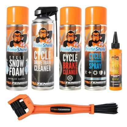 Tru-Tension | Bike Revive Bundle | 6 Piece Bicycle Cleaning Kit | Complete Bike Maintenance