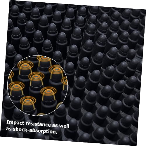 Amosfun Non Skid Silicone Motorcycle Seat Cover Breathable Heat Resistant Cushion Pad for Street and Sports Bikes Comfortable Outdoor Riding Saddle Protector