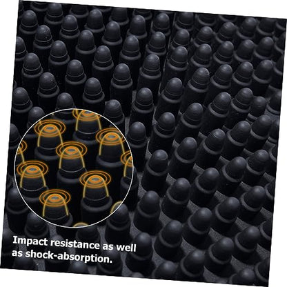 Amosfun Non Skid Silicone Motorcycle Seat Cover Breathable Heat Resistant Cushion Pad for Street and Sports Bikes Comfortable Outdoor Riding Saddle Protector
