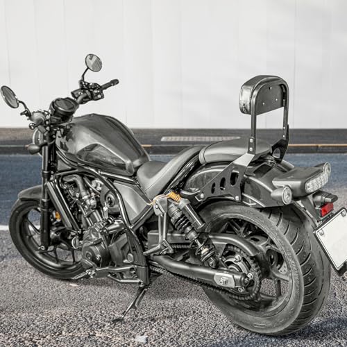 Motorcycle Detachable Sissy Bar Passenger Backrest Pad Fit for Rebel CMX 1100 2021-2026 Rear Back Rest Cushion Seat Pad Kit