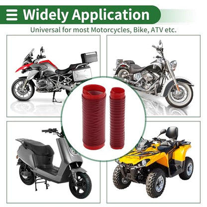 1.57" /40 mm 1.57 "/40 mm Motorcycle Hand Grips Cover Kit Non Slip Silicone Handlebar Grips Maroon 1 Set Spiral Cross Pattern - color: Maroon