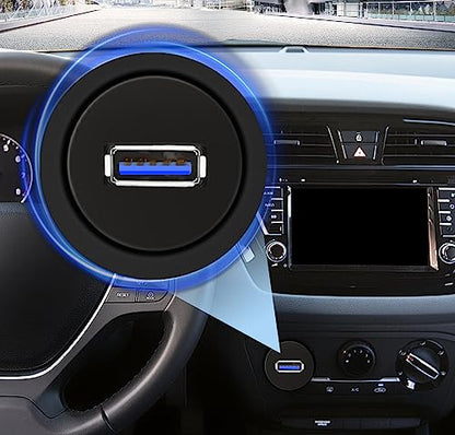 Single Port USB 3.0 Car Flush Mount Cable, USB Dash Mount Adapter Male to Female for Car Truck Boat Motorcycle Dashboard Panel 1ft - style: Single Port 1ft