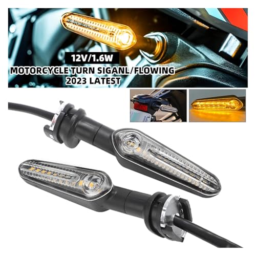 LED Turn Signal Light Running Water Lamp Compatible With YAMAHA MT07 Tenere 700 XJ6 FZ6 MT09 Tracer 900 MT10 MT03 FZ25 Indicator Directional(4pcs Regular) - color: 4pcs Regular