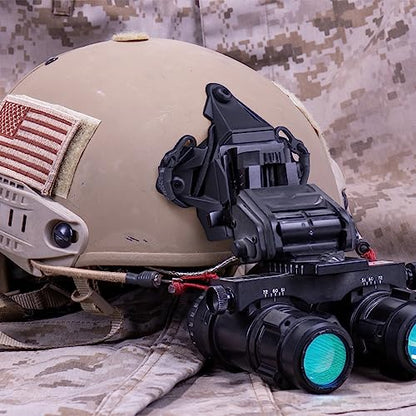 Tactical Helmet NVG Mount Shroud Steel Sports Camera Bracket Base for Fast Helmet - color: BK2