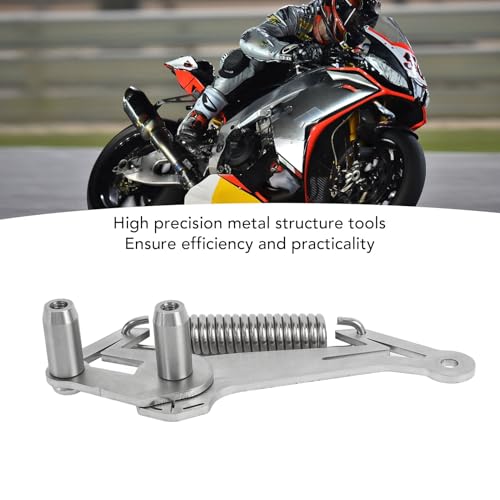Motorcycle Chain Slack Adjuster Tool, Efficient Chain Tension Adjustment Setter Tool for All Motorcycles, Metal, Precise Indicator for Safe Riding