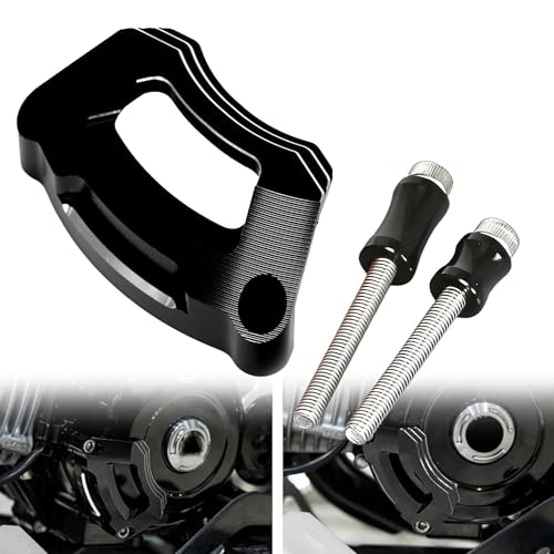 Monkey 125 Engine Stator Crash Guard Compatible with Monkey125 Dax125 Grom125,Cross Cub 110,Ducks125,CT125 Trail 125,Super Cub C125,Super Cab 110 2022-2024 CNC 3D Motorcycle Engine Protector (Black) - color: Black