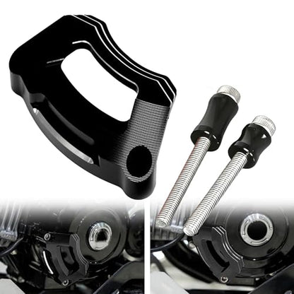 Monkey 125 Engine Stator Crash Guard Compatible with Monkey125 Dax125 Grom125,Cross Cub 110,Ducks125,CT125 Trail 125,Super Cub C125,Super Cab 110 2022-2024 CNC 3D Motorcycle Engine Protector (Black) - color: Black