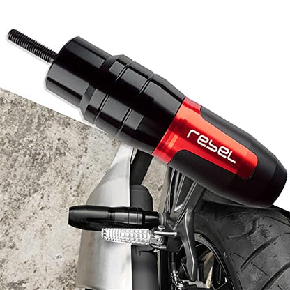 For Rebel CMX 1100 CMX1100 2021 Motorcycle CNC Accessoires Falling protection Exhaust Slider Crash pad slider with logo - color: red
