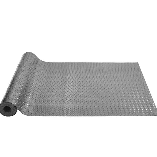 Petgrow 2.8mm Thickened Garage Floor Mat, Custom Size Parking Mat Heavy Duty Non-Slip PVC Floor Protector for Under Car,Golf Cart,Rubber Motorcycle Mat, Large SUVs,MPV, Pickup Truck,Gray - color: Grey, size: 2FT X 12FT