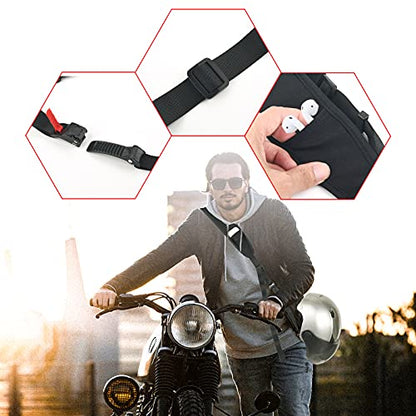 Cosmos Motorbike Helmet Carrier Strap - Motorcycle Helmet Carrying Strap, Fits with Speed Clip Lock Buckle, Hands Free Accessory for Motor Riding Biker