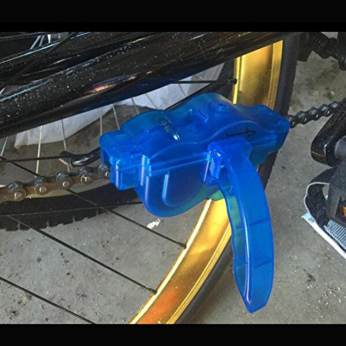 Bringsine Cycling Bicycle Chain Cleaner Easy Clean Bike Parts Cleaning Brush WasherTool Waterless Set Kit (3 Piece)