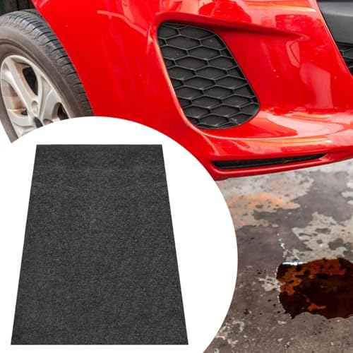 harayaa Oil Drain Splash Pad Oil Change Mat 0.16inch Thickness Heat Resistant Keep Splashproof for Automotive Repair, 90cmx150cm - size: 90cmx150cm
