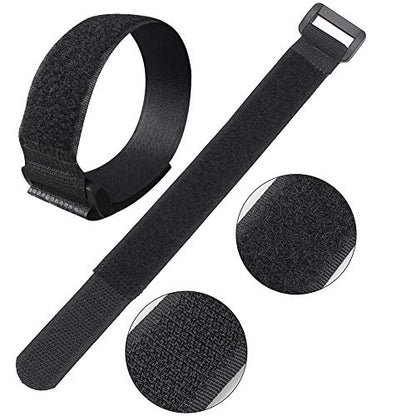 [16 Pack] Cable Straps 24 inch, Reusable Fastening Cable Ties Set, Adjustable Multipurpose Hook and Loop Securing Cinch Straps for Cord Management (1 inch Wide) by Tangser … - size: 1'' x 24 ''- 16pcs
