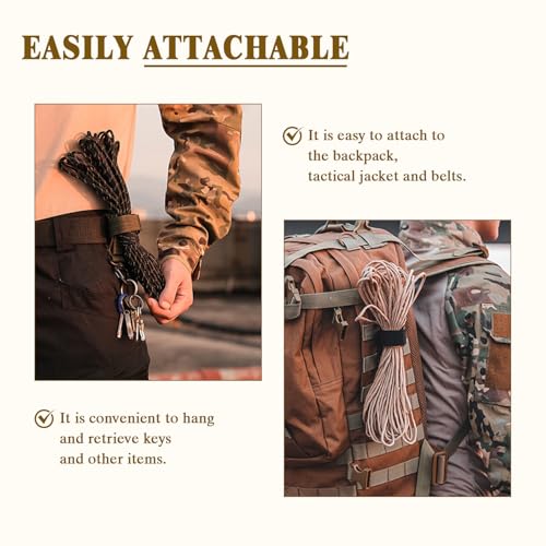 2Pcs Glove Holder for Duty Belt Glove Clips for Work Glove Strap Keeper Tactical Gloves Climbing Rope Storage Buckle