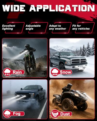 OFFROADTOWN 6 Inch Single Row LED Light Bar 40W 3D Spot Off Road Driving Light Ultra Slim Thin LED Bar Waterproof Work Fog Lights for Trucks UTV ATV Motorcycle Dirt Bike - color: White