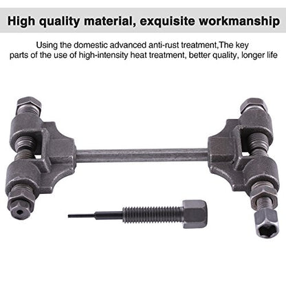 Walfront Universal Motorcycle Timing Cam Chain Breaker Motorcycle Chain Breaker Cut Rivet Tool Removal Repair Kit for remove motorcycle cam chains