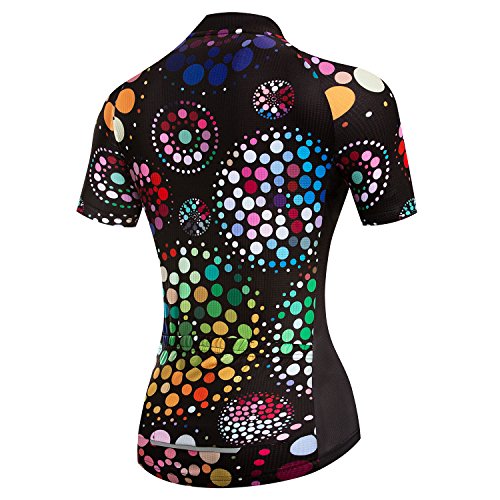 JPOJPO Womens Cycling Jersey,Bike Shirt Quick-Dry Breathable Reflective S-2XL Tops - color: Ccf2009, size: X-Large